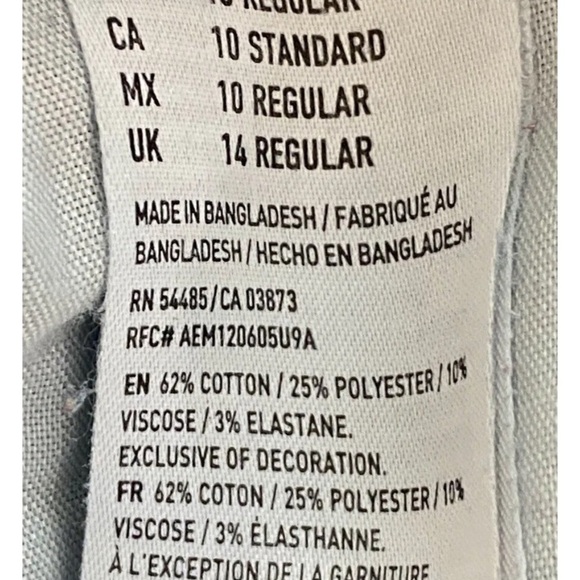 American Eagle Women’s Skinny Straight Jeans 10 R Next Level Stretch - Picture 13 of 16